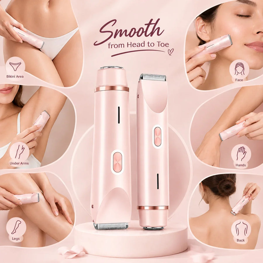 2-in-1 Double Head Electric Shaver